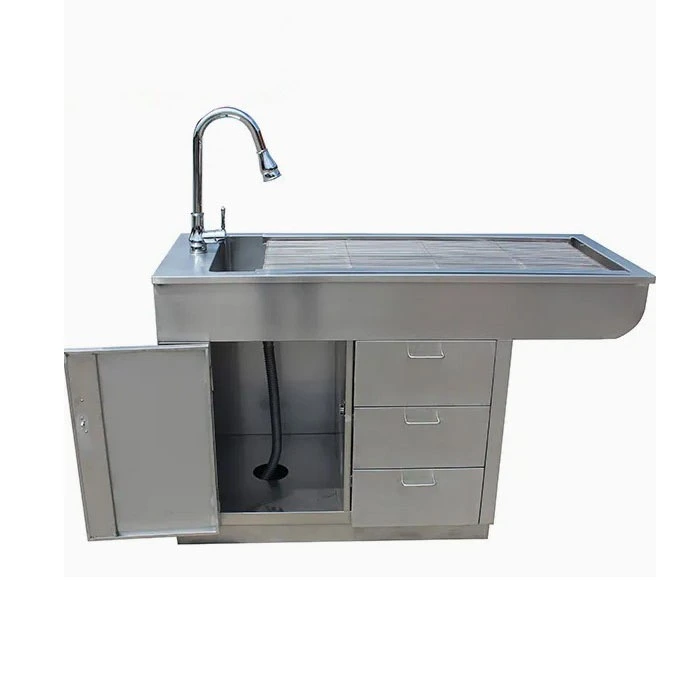 पशु चिकित्सा क्लिनिक पालतू ग्रूमिङ टेबल